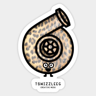 Cutest Turbo - Leopard Sticker